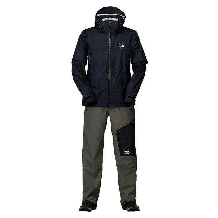 ダイワ　レインマックスDR-3021 L DR-3021 レインマックス デタッチャブルレインスーツ 節約 ブラック XL