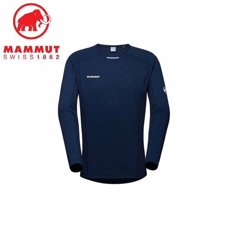 25秋冬 マムート MAMMUT メンズ Aenergy FL Longsleeve AF Men 1016-01350 長袖 シャツ 登山 アウトドア キャンプ クルーネック カットソー