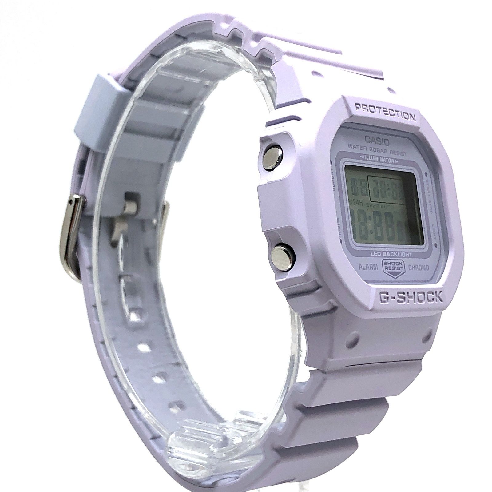 G SHOCK ジーショック GMD S 5600 BA 6 5 小型 薄型化 ミッドサイズモデル LED ワントーン ライトパープル 発売