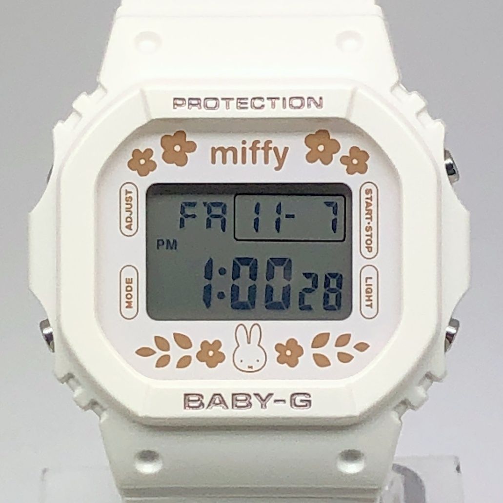 BABY-G ベイビージー BGD-565SC miffy style ミッフィー コラボモデル ホワイト LEDバックライト 店舗 9月発売