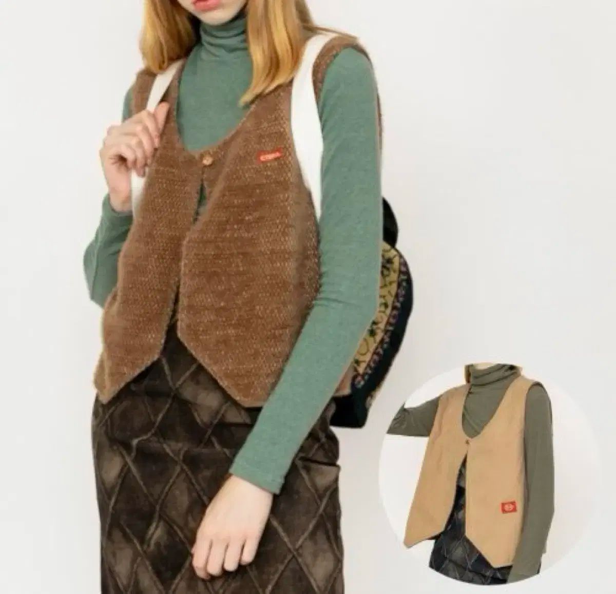 リバーシブル ベスト