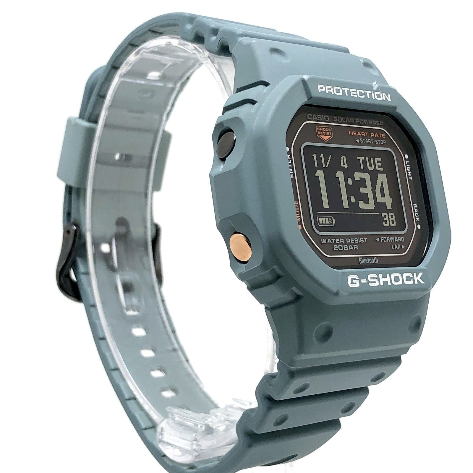G-SHOCK ジーショック DW-H5600-2 G-SQUAD 心拍計 歩数計 マルチスポーツ スマートウォッチ ペールブルー 5月発売
