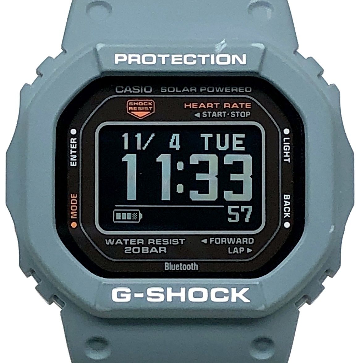 G-SHOCK ジーショック DW-H5600-2 G-SQUAD 心拍計 歩数計 マルチスポーツ スマートウォッチ ペールブルー 5月発売