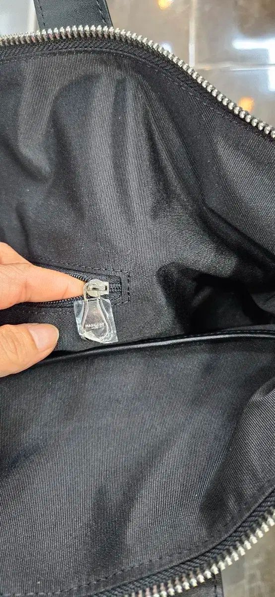 ブラック ポケット トートバッグ ショルダーバッグ