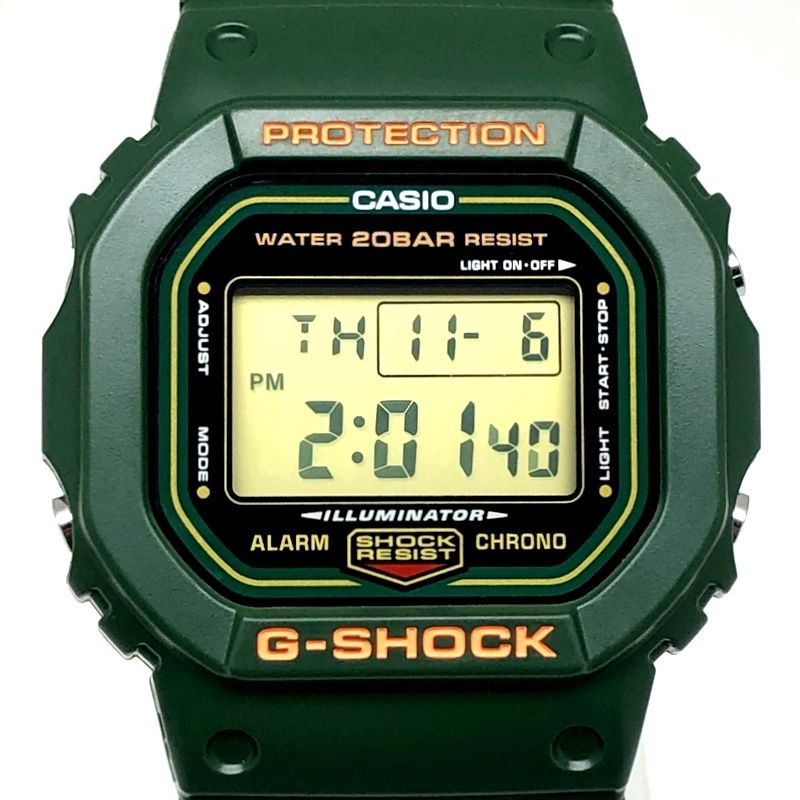 G-SHOCK ジーショック DW-5600RB-3 復刻 グリーンスピード 初期 リバイバル DW-5600B-3 再現モデル 2021年10月発売