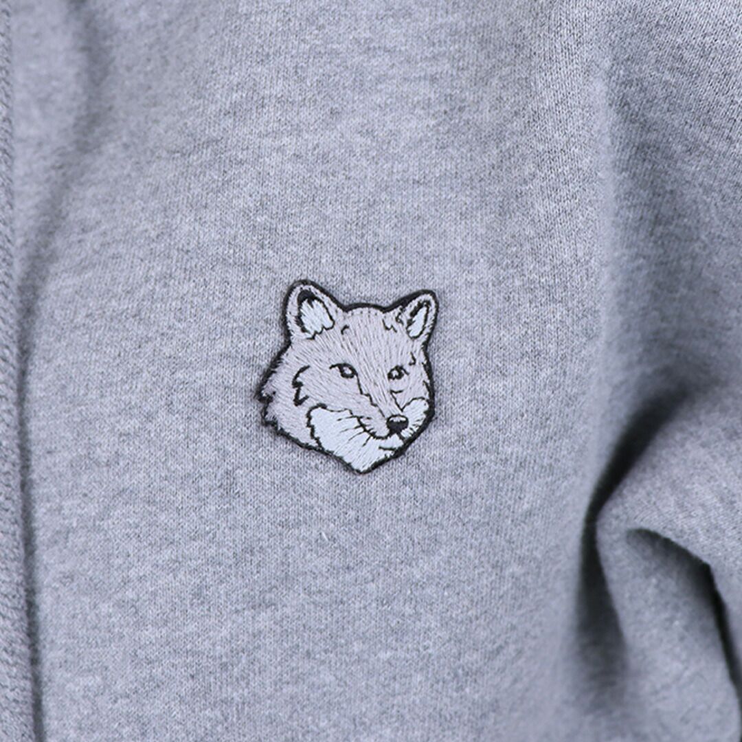 メゾンキツネ MAISON KITSUNE レディース パーカー トレーナー スエット ボールド フォックスヘッド パッチ コンフォート フーディ MW00704KM0307 BLACK GINKGOPHARMACY_COM
