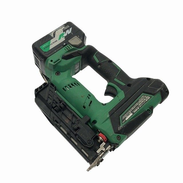  品 HiKOKI ハイコーキ 18 V 35 mm コードレスピン釘打機 バッテリー 充電器 ケース付き ピンタッカ ピンネイラ117935 変圧器 電動工具 エア工具