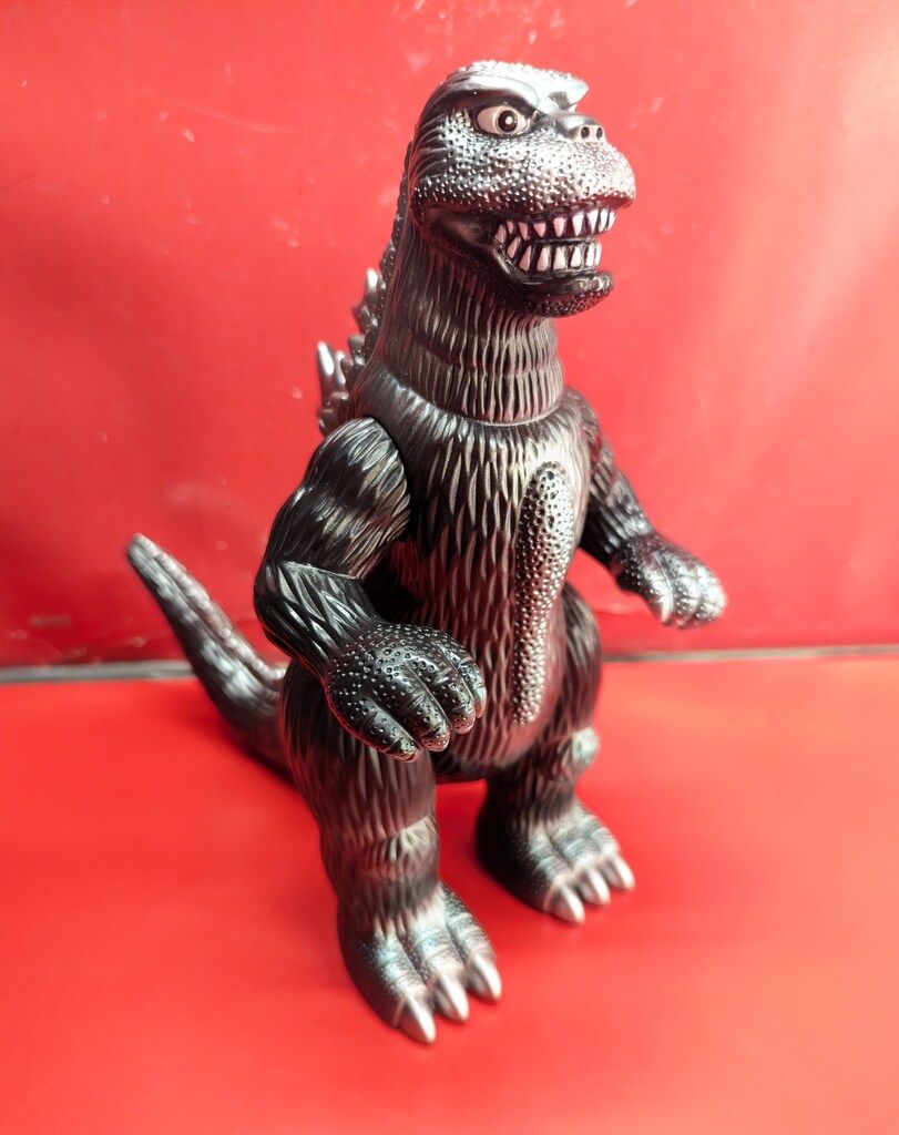 マルサン 世紀の大怪獣 ゴジラ B O STYLE 黒成型 メタ緑 銀