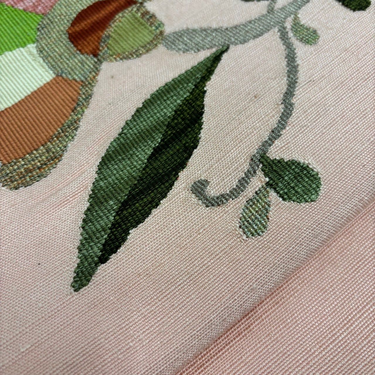 名古屋帯 紬 可愛い花柄 織り出し 八寸 正絹 着物 MA-855 - メルカリ