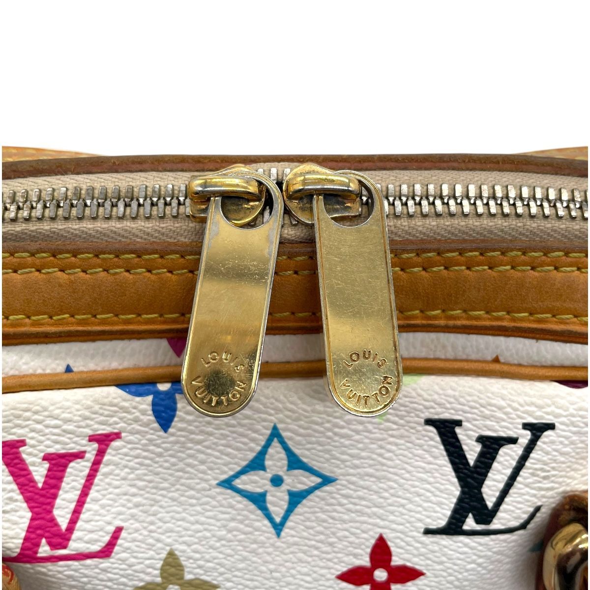  LOUIS VUITTON ルイ ヴィトン プリシラ ハンドバッグ モノグラム マルチ ブロン M 40096 RK クラッチバッグ バッグ