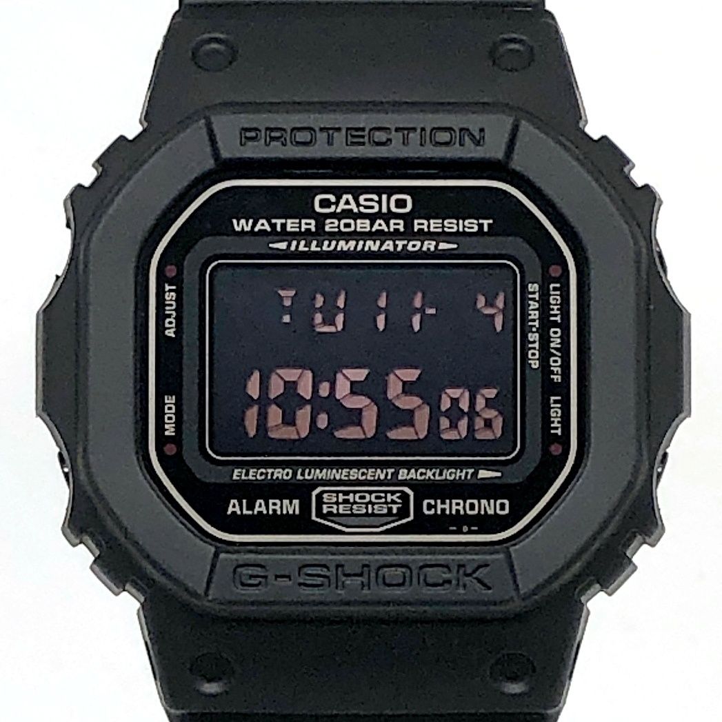 G-SHOCK ジーショック DW-5600MS-1 MAT BLACK RED EYE マットブラックレッドアイ ステンシル ミリタリー 2009年2月発売