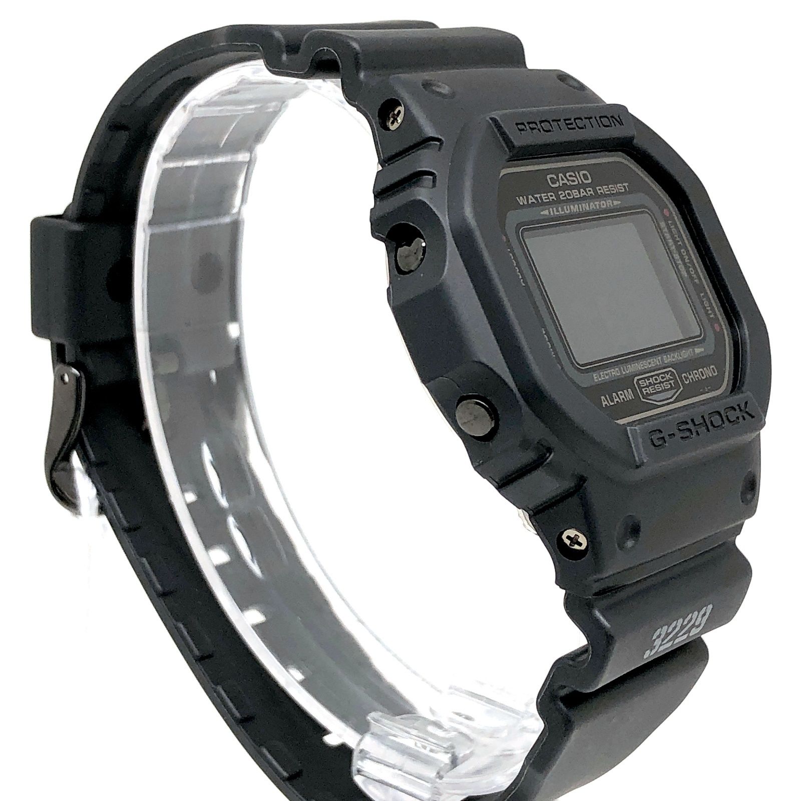 G-SHOCK ジーショック DW-5600MS-1 MAT BLACK RED EYE マットブラックレッドアイ ステンシル ミリタリー 2009年2月発売