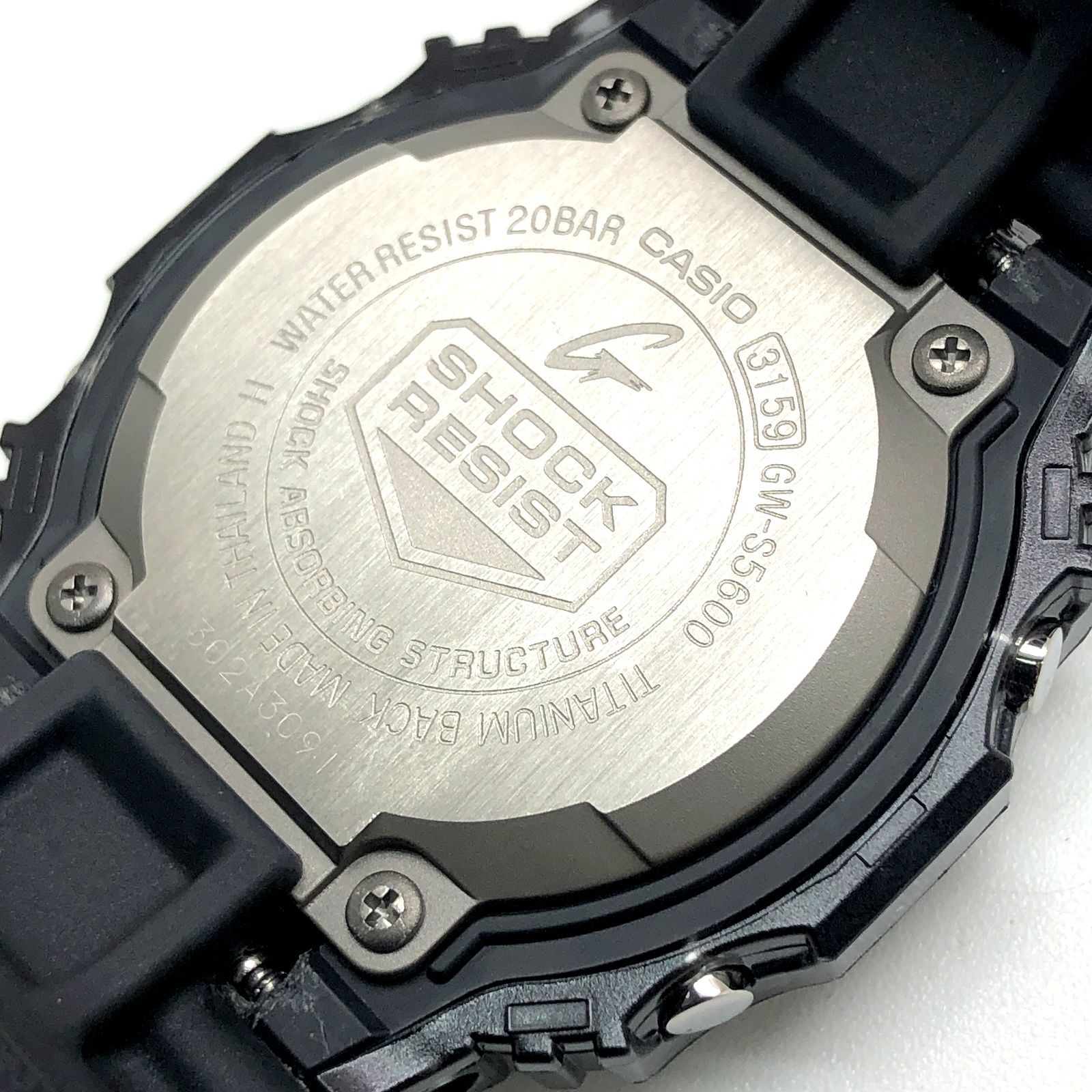  G SHOCK ジーショック GW S 5600 1 RMシリーズ 電波ソーラー カーボンファイバー ブラックスケルトンベゼル 2010年 発売 腕時計(デジタル) 時計