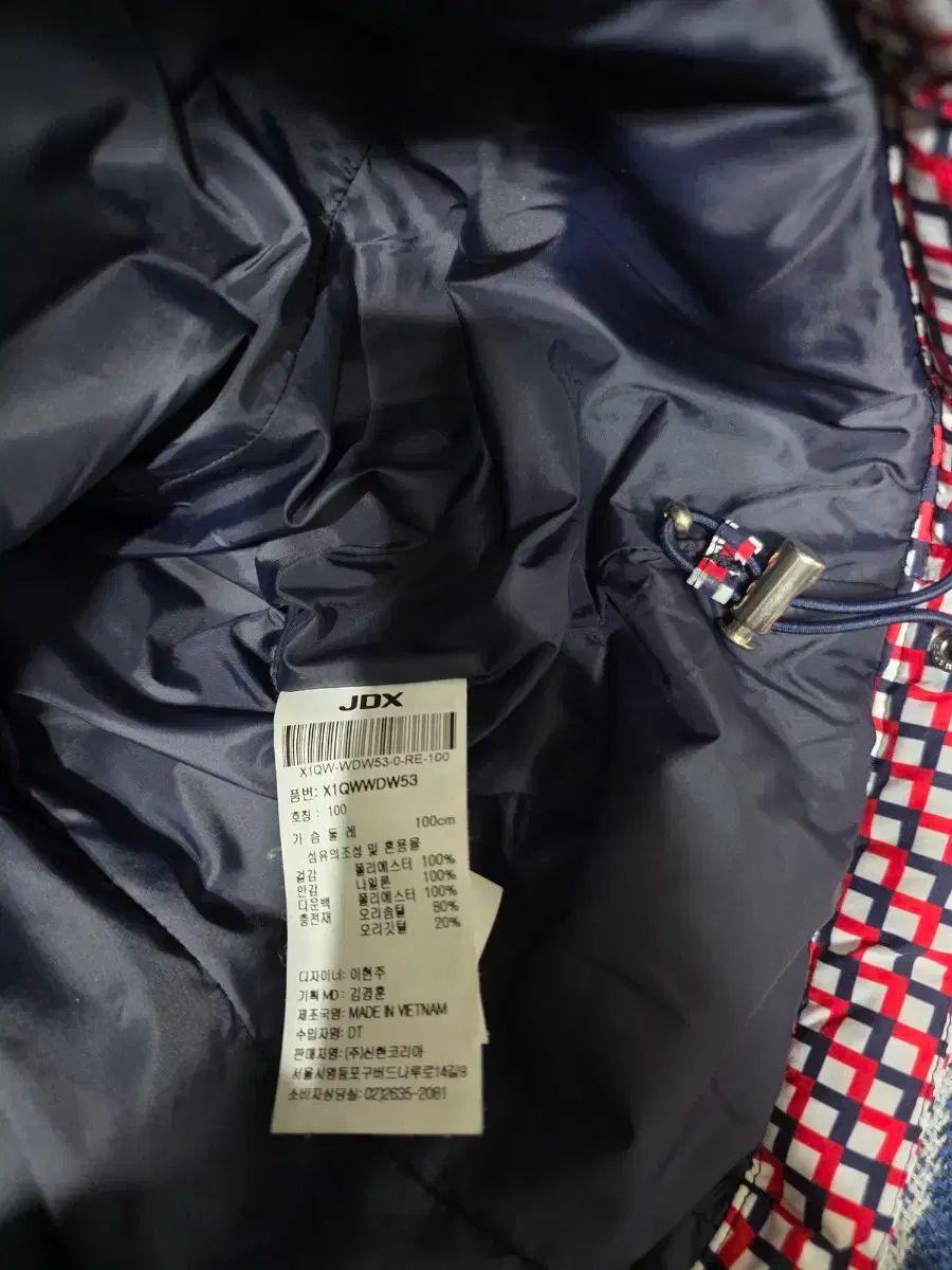  JDXレッド CHECK ショート ダウン その他 レディースウェア