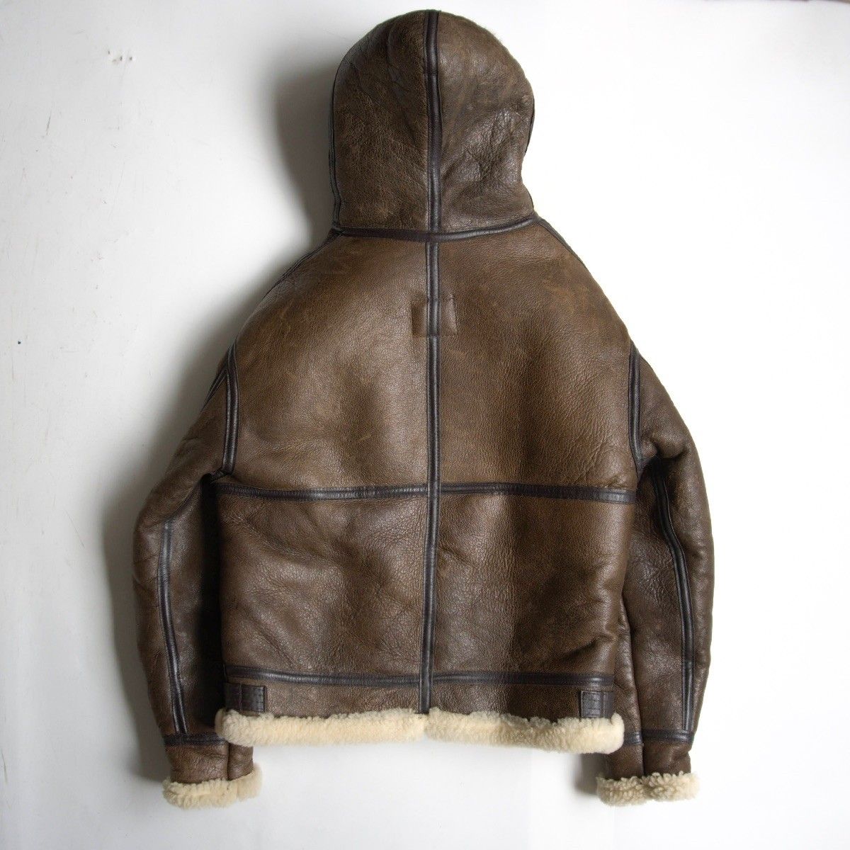 美品/フード付き】AVIREX【B-3 ムートンボンバージャケット】38