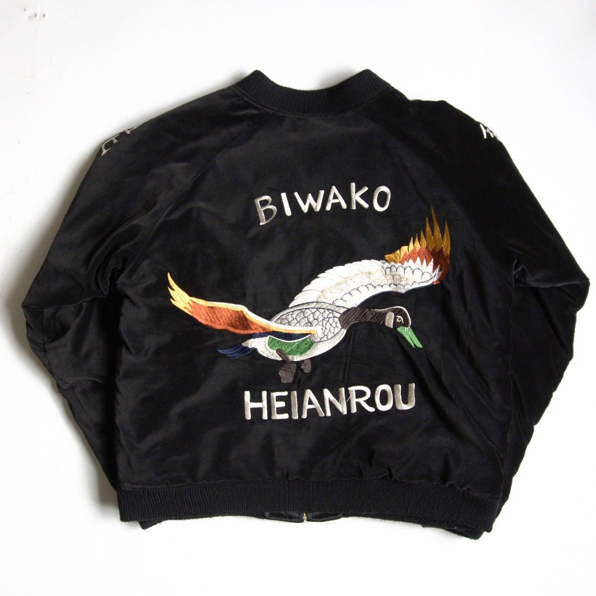 ビッグサイズ EVISU 別珍 リバーシブル スカジャン 44 エヴィス ブラック 刺繍 25110144