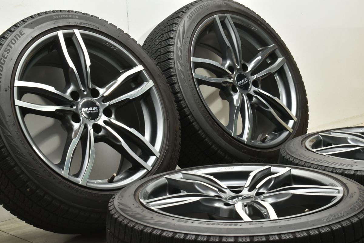 BMW F 30 31 3シリーズ サイズ MAK LUFT FF 18 in 8 J 34 PCD 120 ブリヂストン ブリザック VRX 2 225 45 R 32 36 4シリーズ