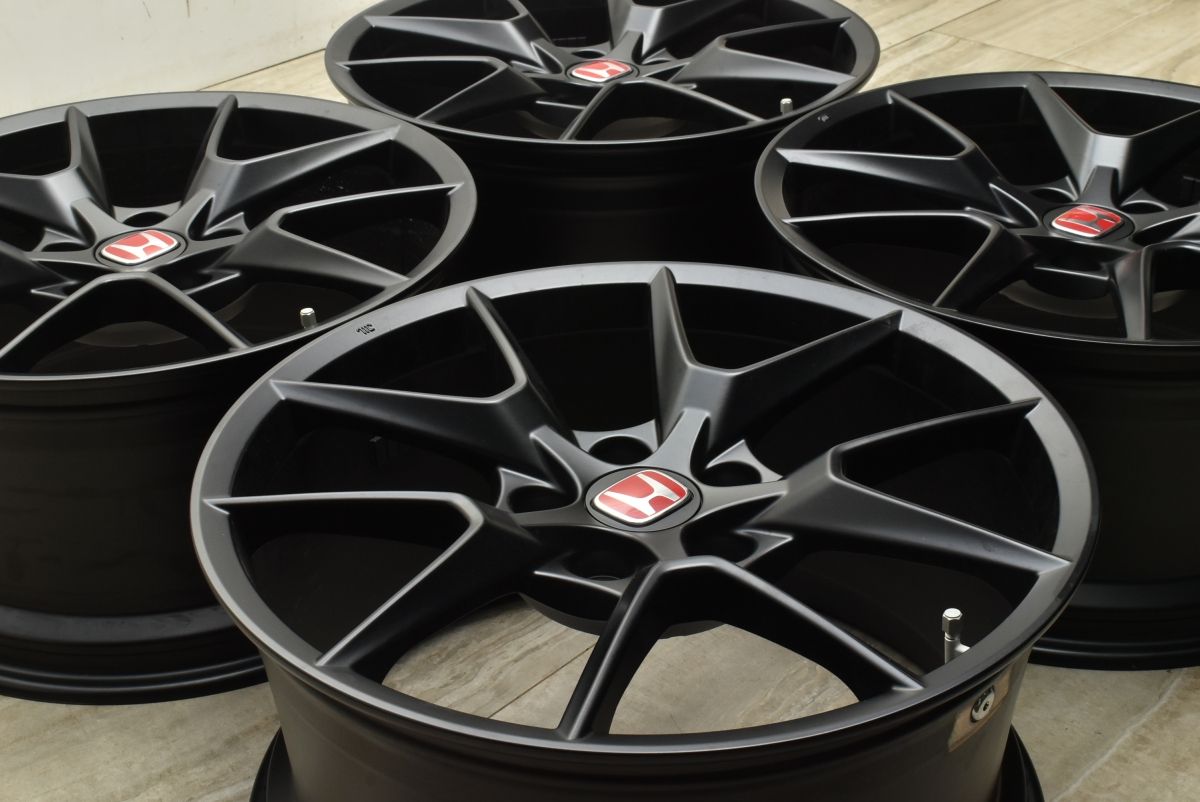 新車外し ホンダ FL 5 シビック タイプR 19 in 9 J 60 PCD 120 4本 FK 2 KC KB レジェンド 流用 納車外し CIVIC TYPE R