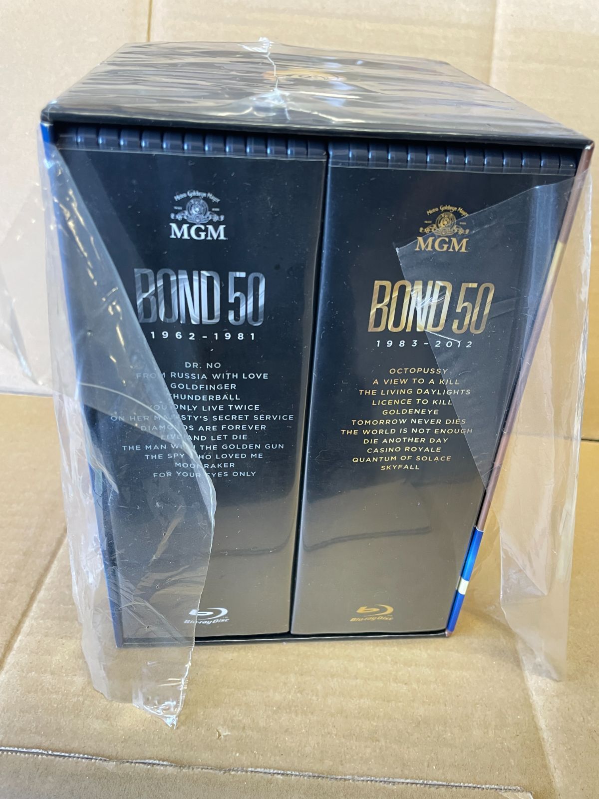 007 ジェームズボンド ブルーレイ ドクターノオ→スカイフォール 組 BOND 50 1962 2012 Blu ray