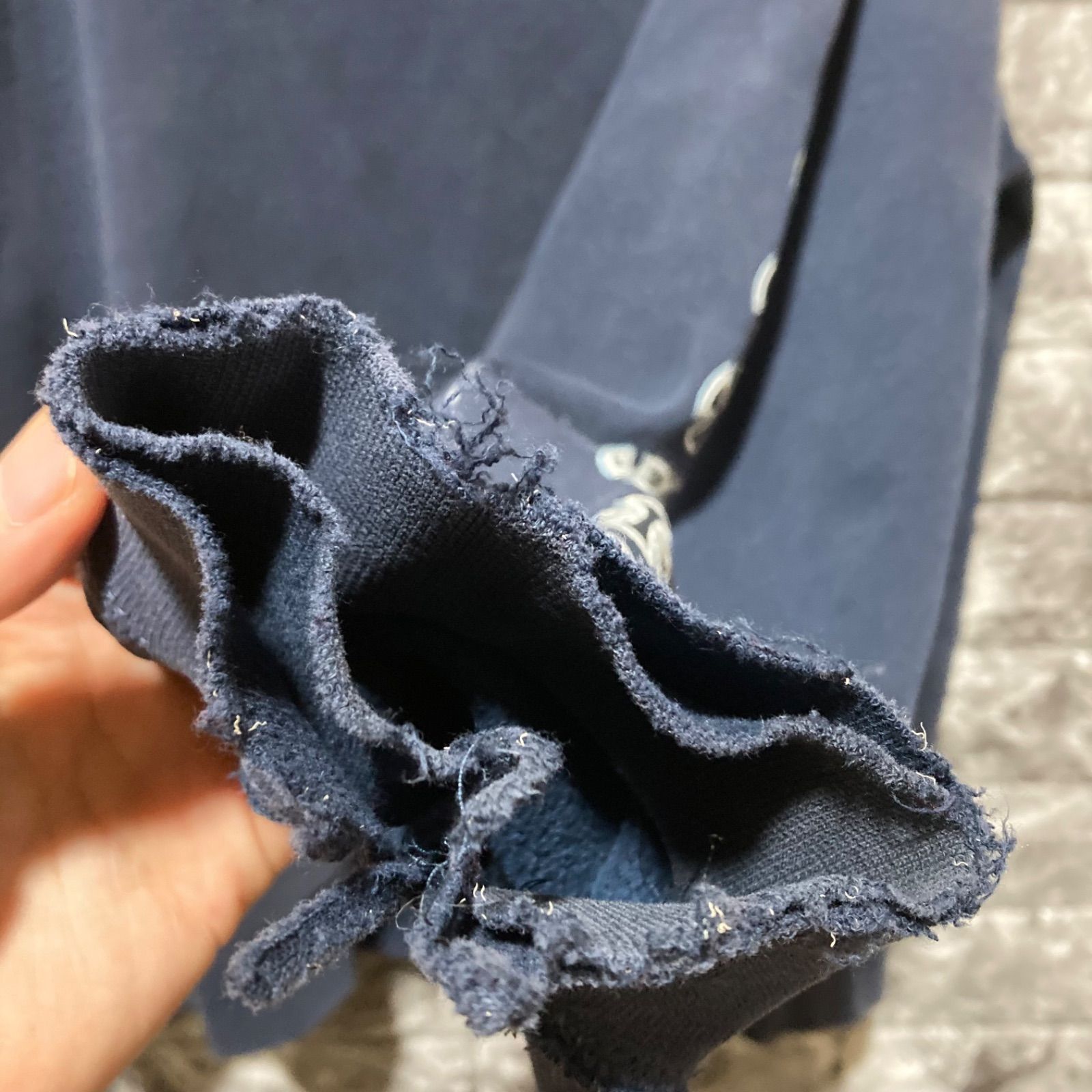 INDEPENDENT パーカー NAVY インディペンデント アイアンクロス 