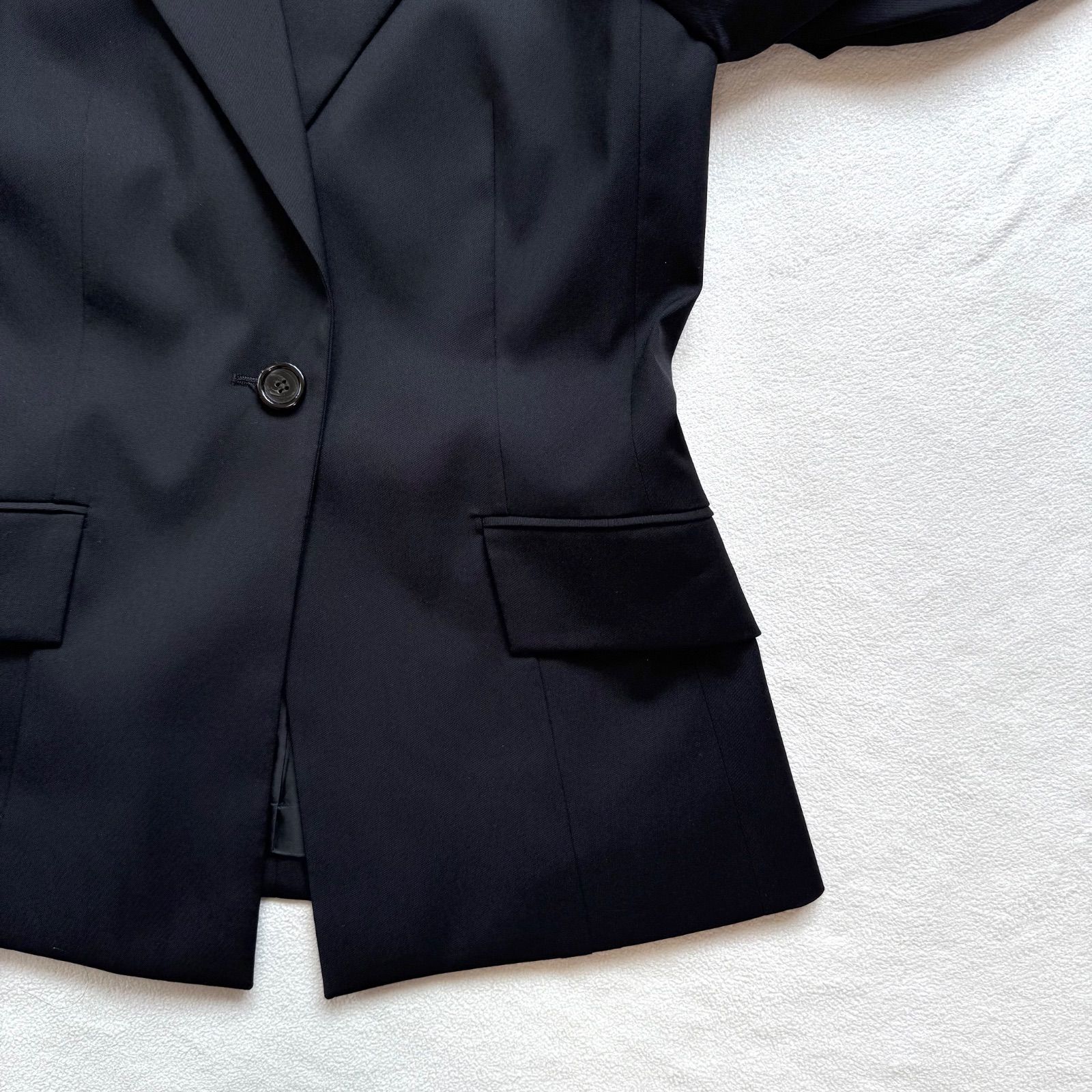 極美品・上40下38✨インディヴィ ウール パンツ スーツ セットアップ