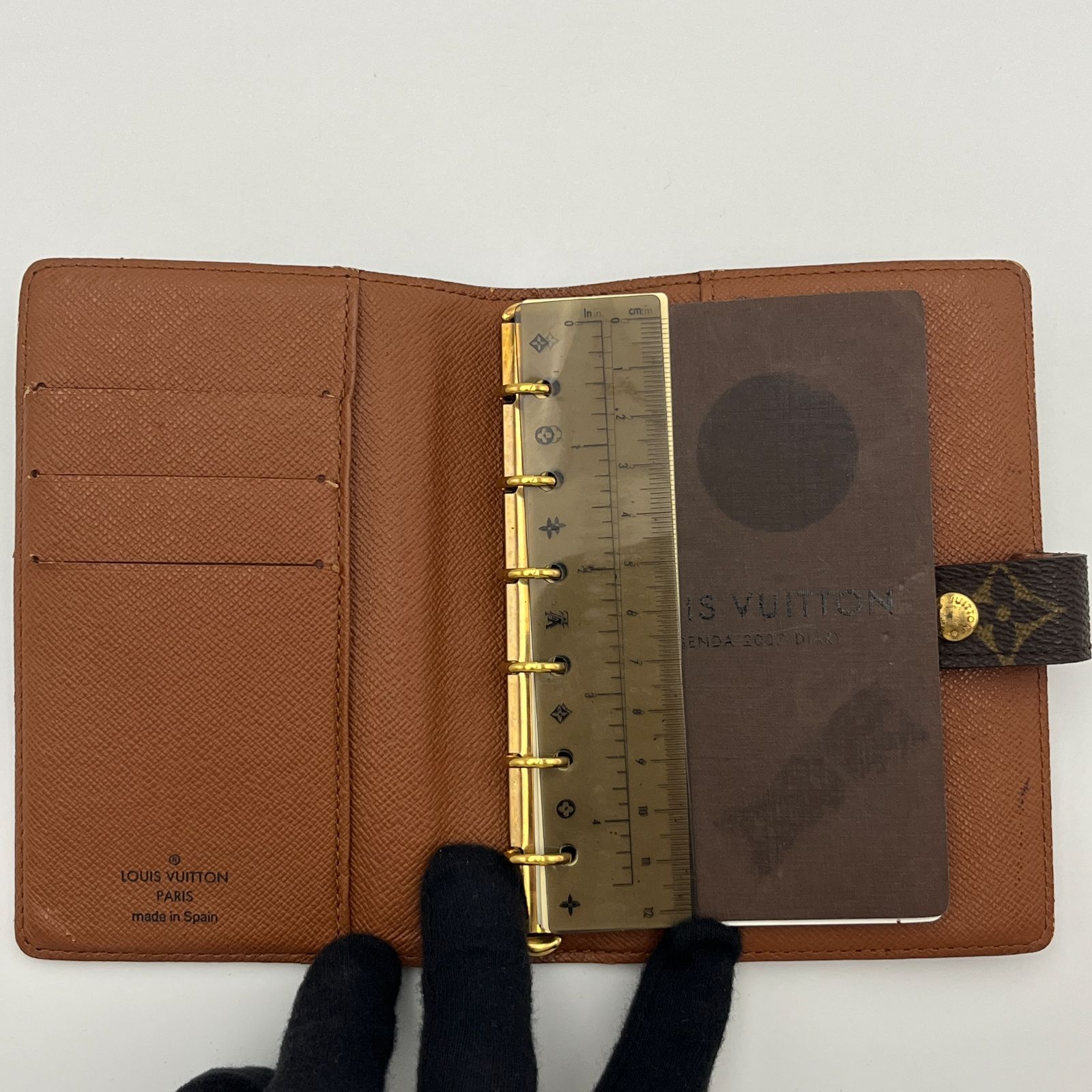  LOUIS VUITTON R 20005 モノグラム アジェンダPM 手帳カバー CA 1908 カードケース 小物