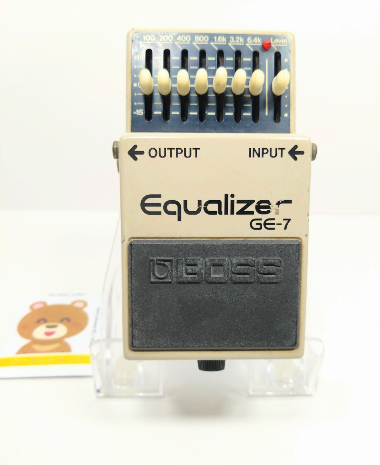 BOSS GE-7 年 1987年 日本製 BOSS GE-7 イコライザー 日本製 1987年製 ギターエフェクター