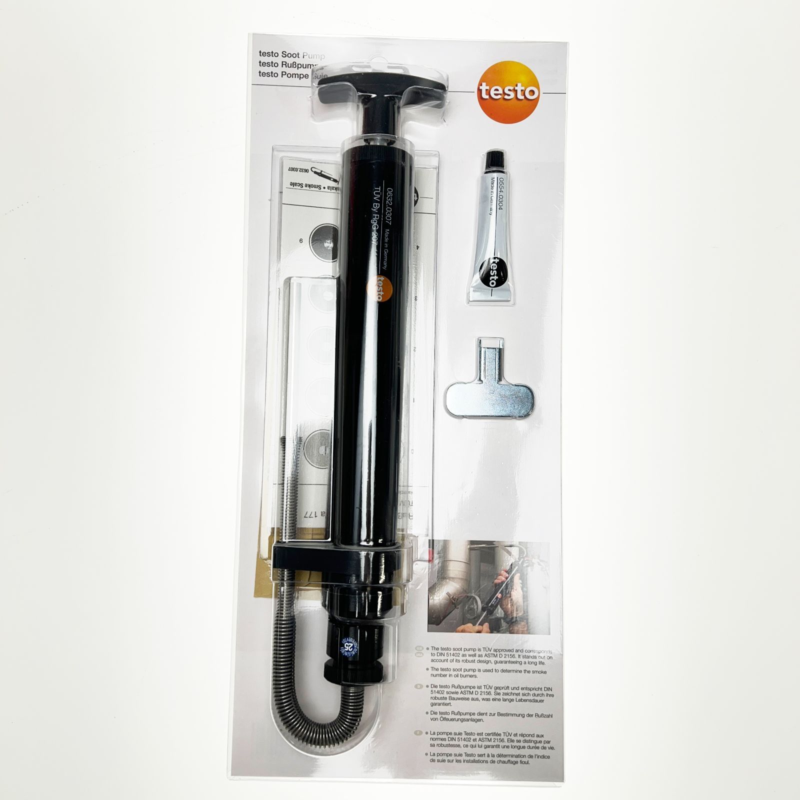 testo テストー ポンプ式 スモークテスター 0554 0307 排ガス中のすす