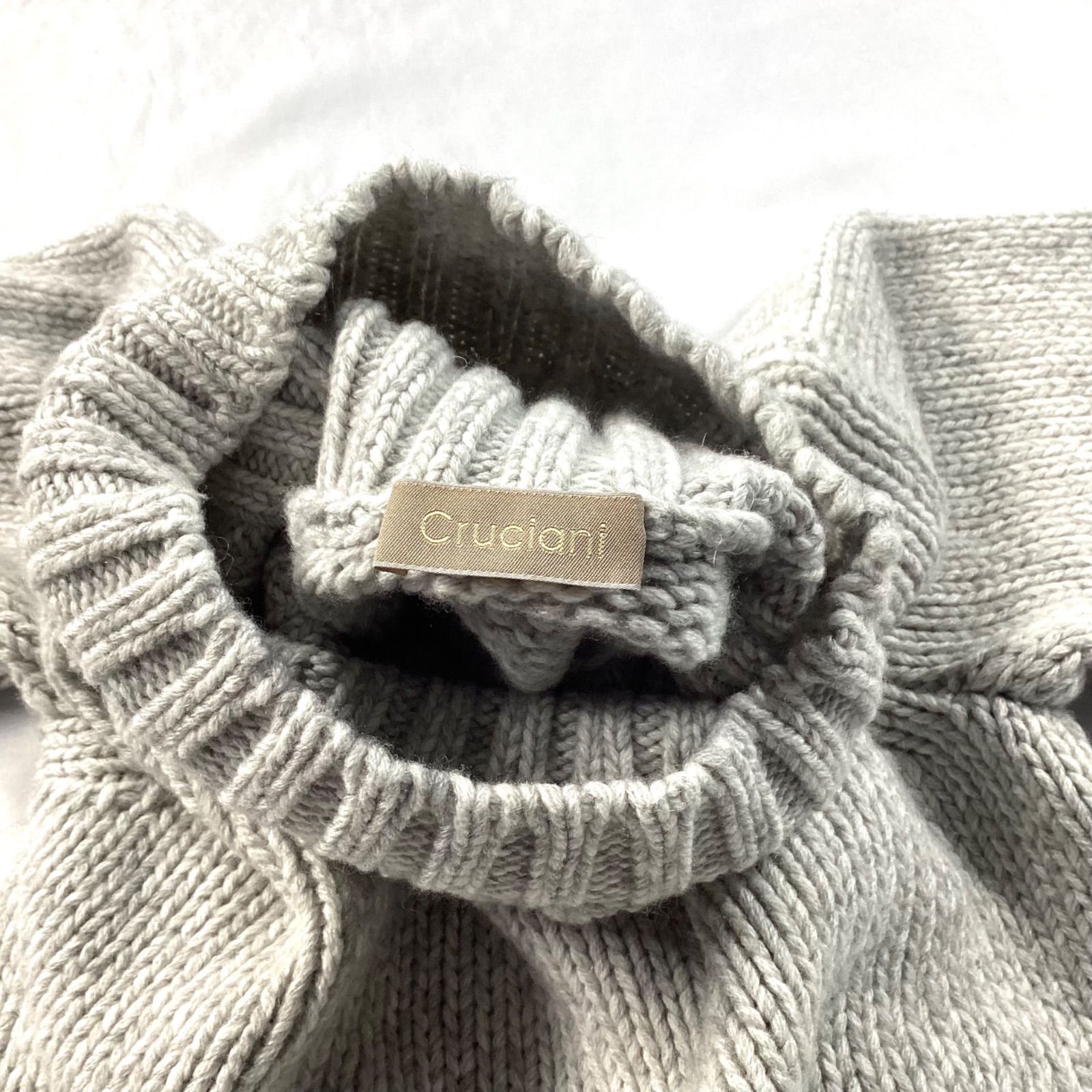 カシミヤニット タートルネック