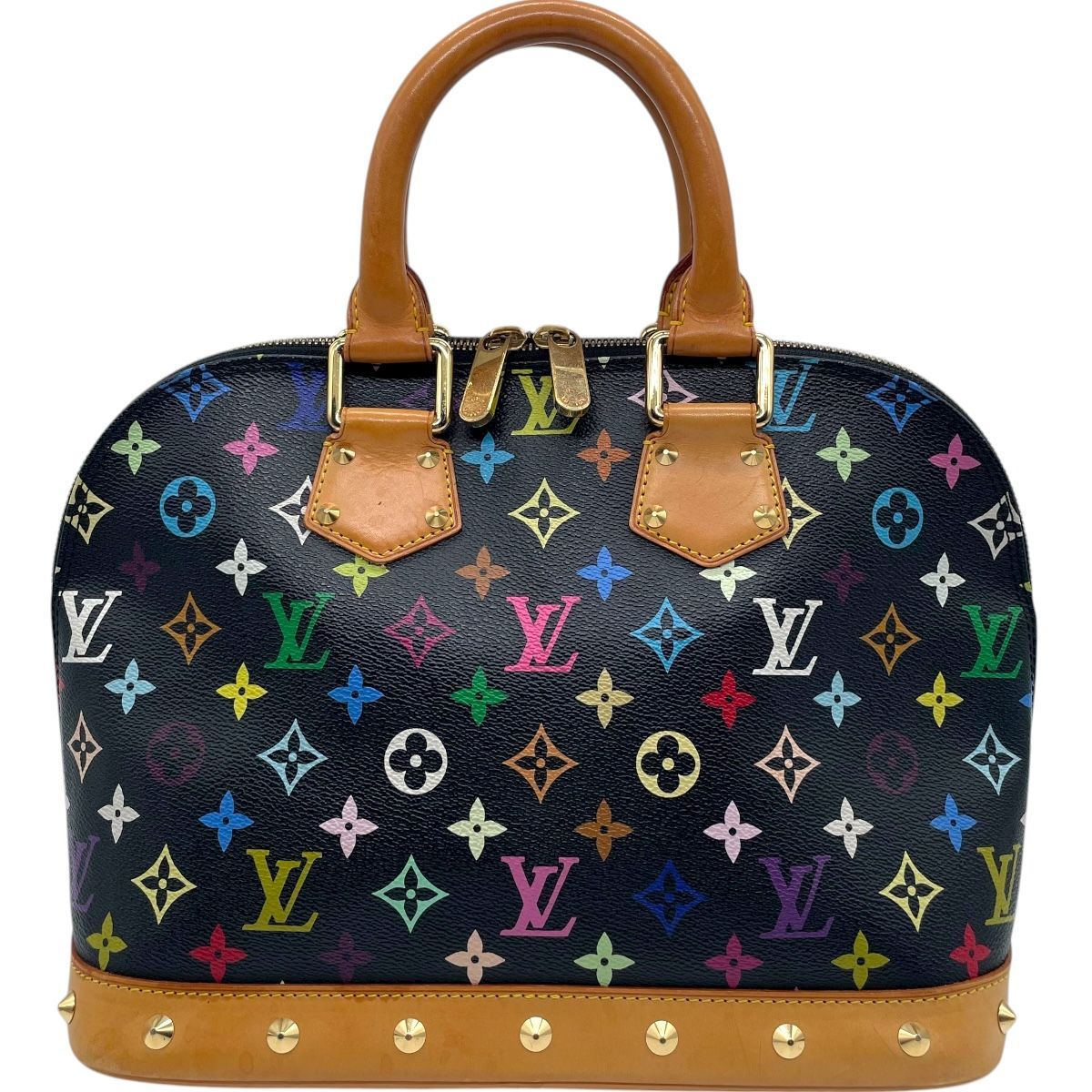 LOUIS VUITTON ルイ ヴィトン アルマ ハンドバッグ モノグラム マルチ ブラック M92646 25021428 RK