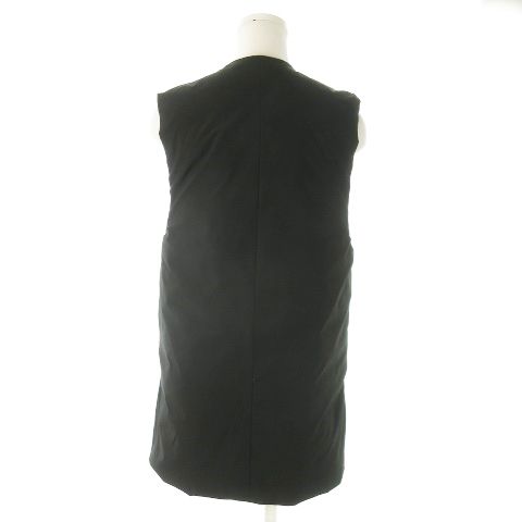 フォルム FORME ダウンベスト 比翼 スリット F 黒 ブラック AO11 GY18