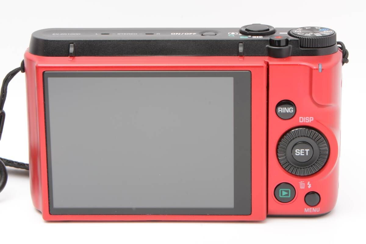 美品 CASIO EXILIM EX-ZR1000 レッド 元箱付き LL4475#Z8431 - メルカリ