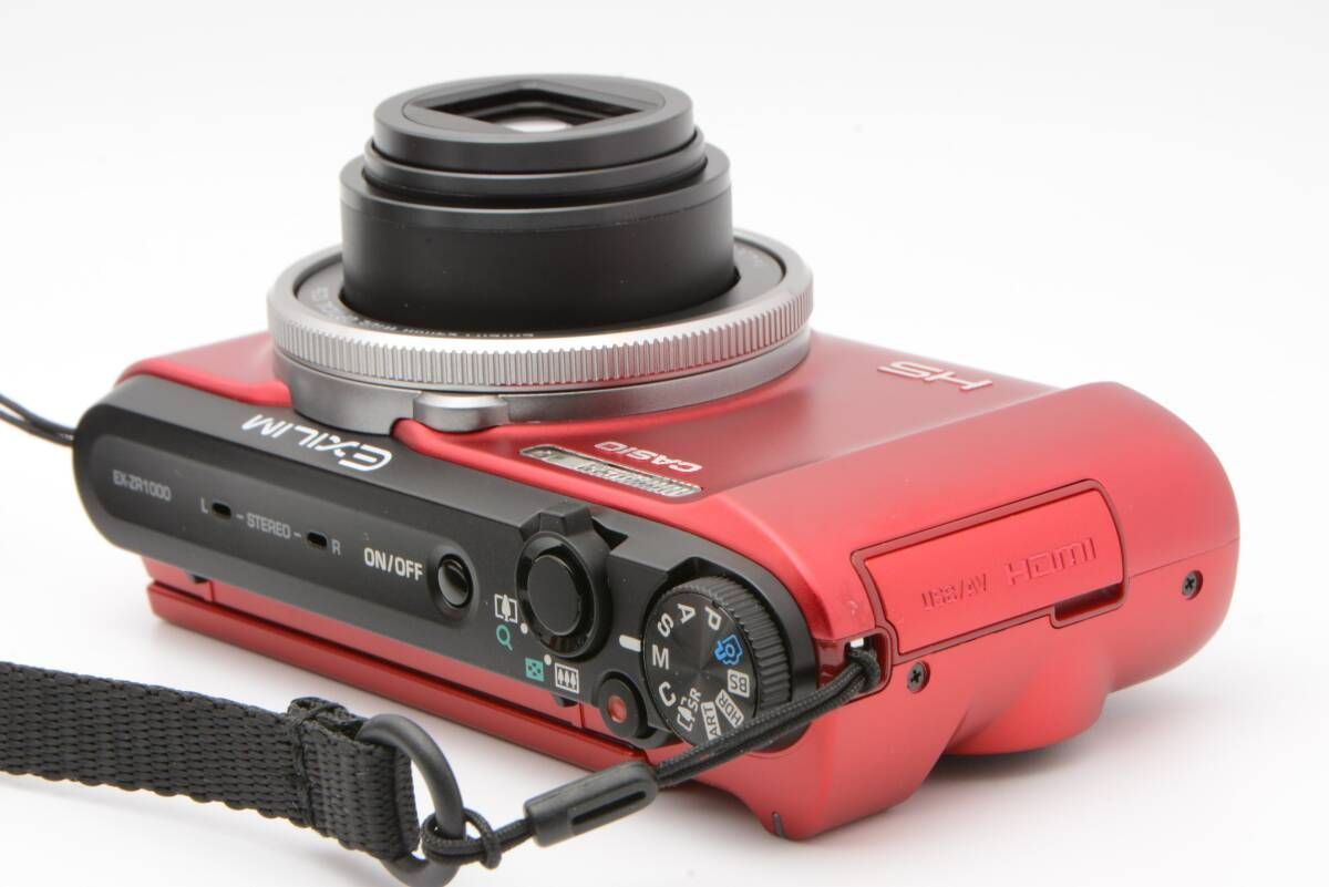 美品 CASIO EXILIM EX-ZR1000 レッド 元箱付き LL4475#Z8431 - メルカリ