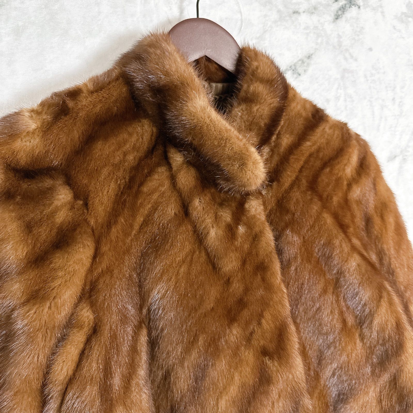 サガミンク サファイアミンク ファーコート 最高級毛皮 銀サガ リアル