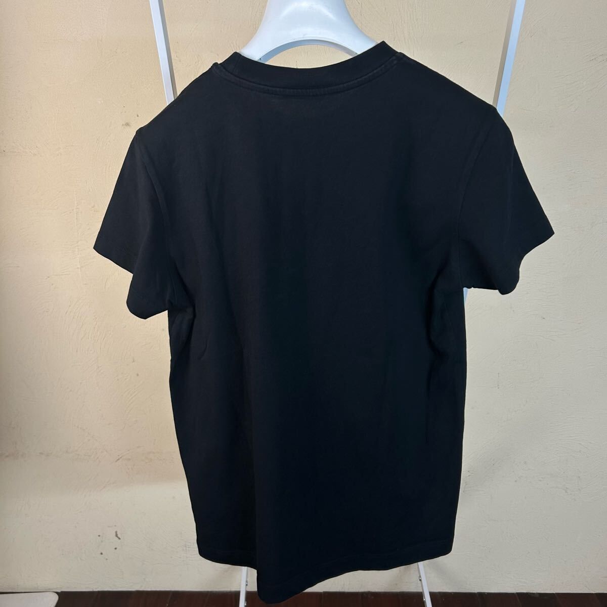 モンクレールダウンワッペン半袖Tシャツ黒S