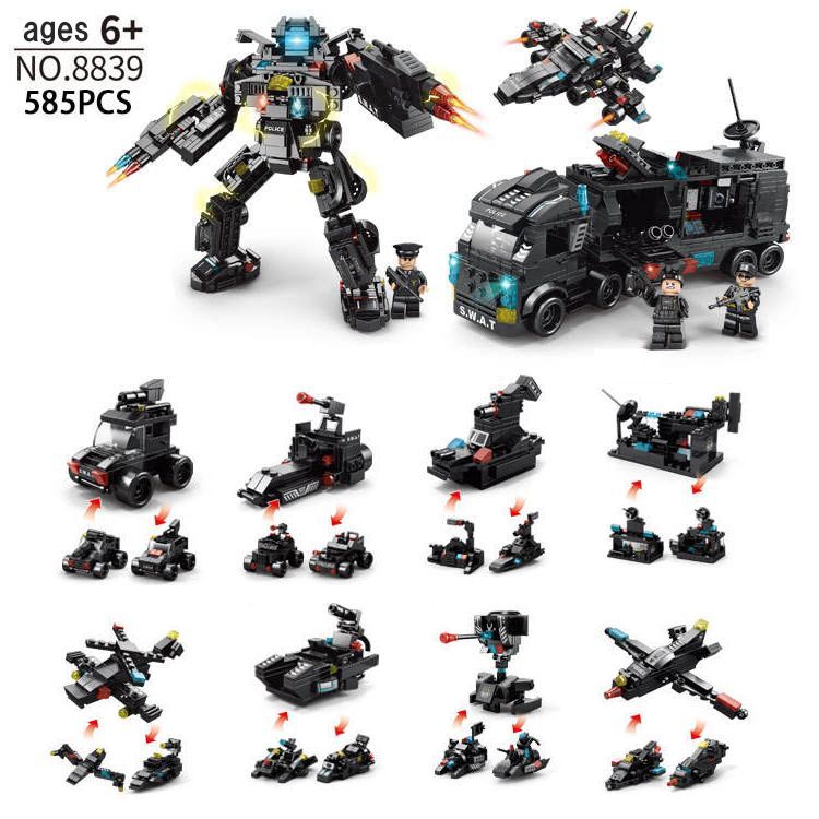 8839 SWAT 都市警察ロボット キット ブロック 互換 キット 互換品 