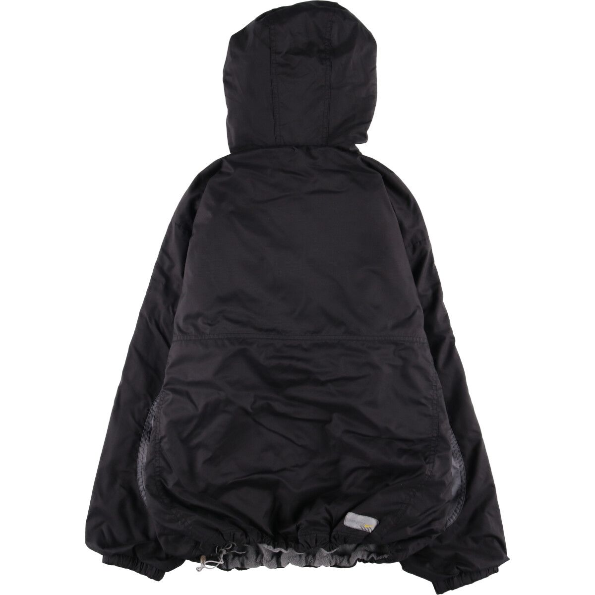 古着 00年代 ナイキ NIKE リバーシブル ハーフジップ フード付き リップストップ ウォームアッププルオーバー メンズM相当 eaa572577