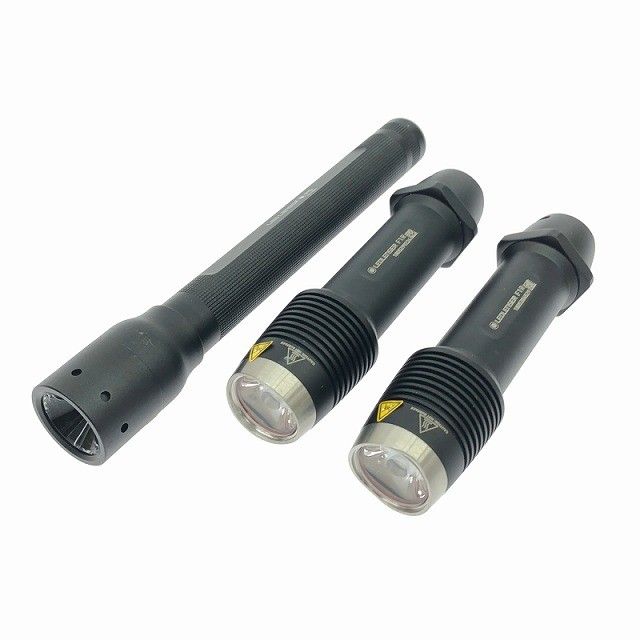 3点セット LEDLENSER レッドレンザー ライト F1R No.8701-R 防水規格IPX8 プロフェッショナル ライト OPT-8406118013