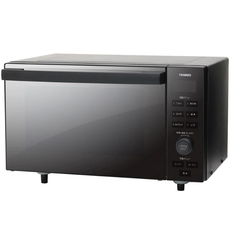 品 DR E 857 B ブラック センサー付フラットオーブンレンジ 18 L