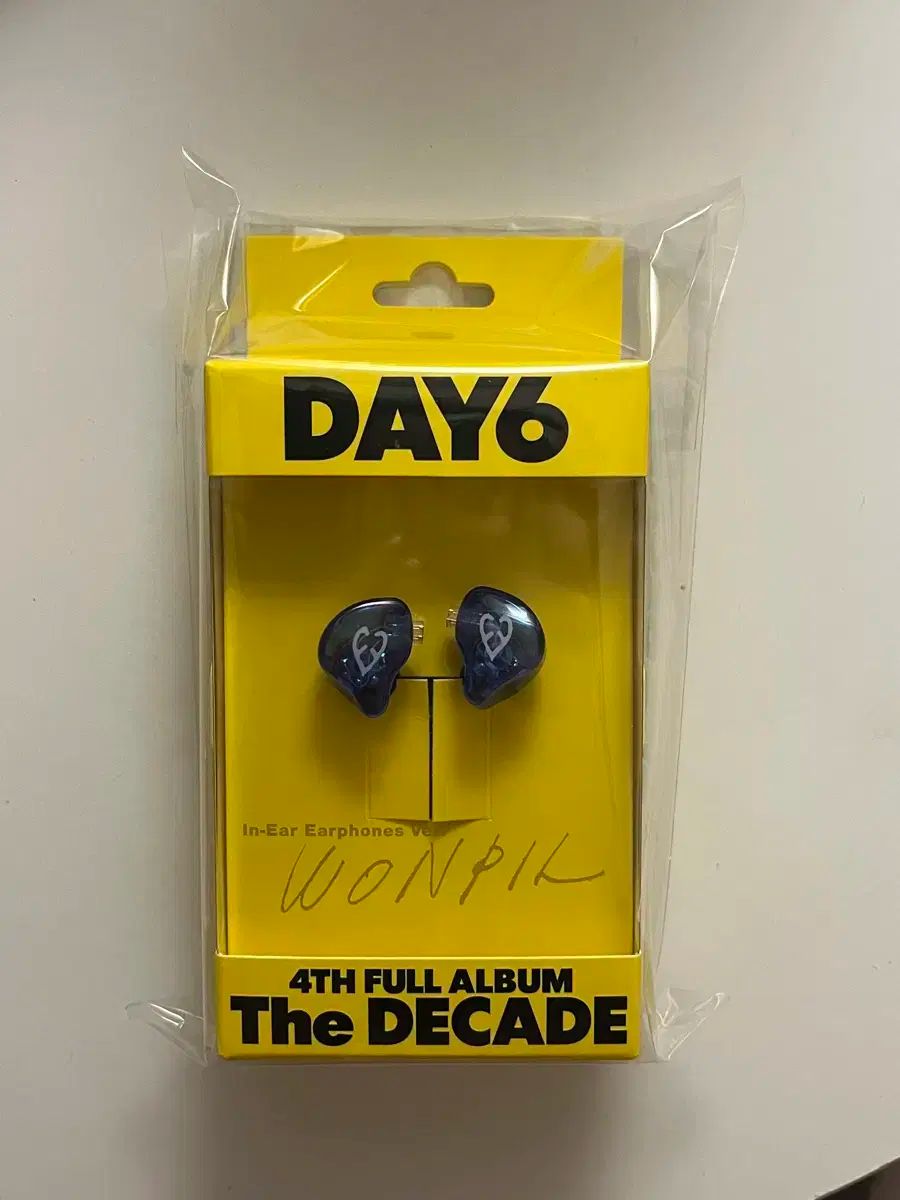 未開封)DAY6（デイシックス）ウォンピル(WONPIL) インイヤー (トレカ