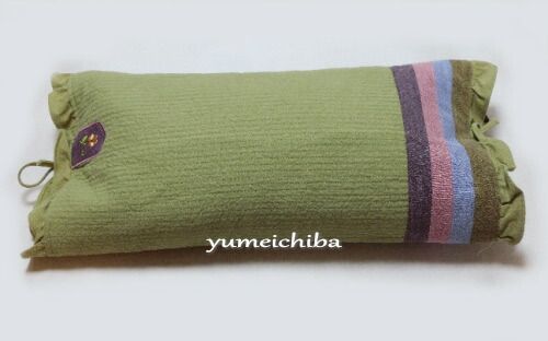 寝具 天然染め2重枕カバー☆25×45cm(カバーのみ)☆グリーン■makuracover-05-s【ギフト】