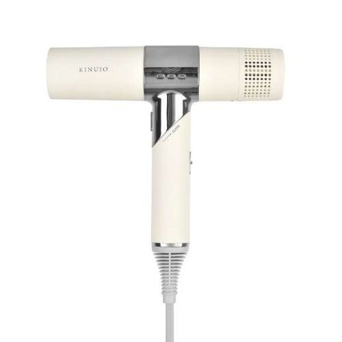 中古品】絹女 KH201 ホワイト マイナスイオンヘアドライヤー 大風量 遠 