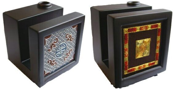 韓国手刺繍ペン立て付きメモ 名刺立て memo 1 s ギフト お土産