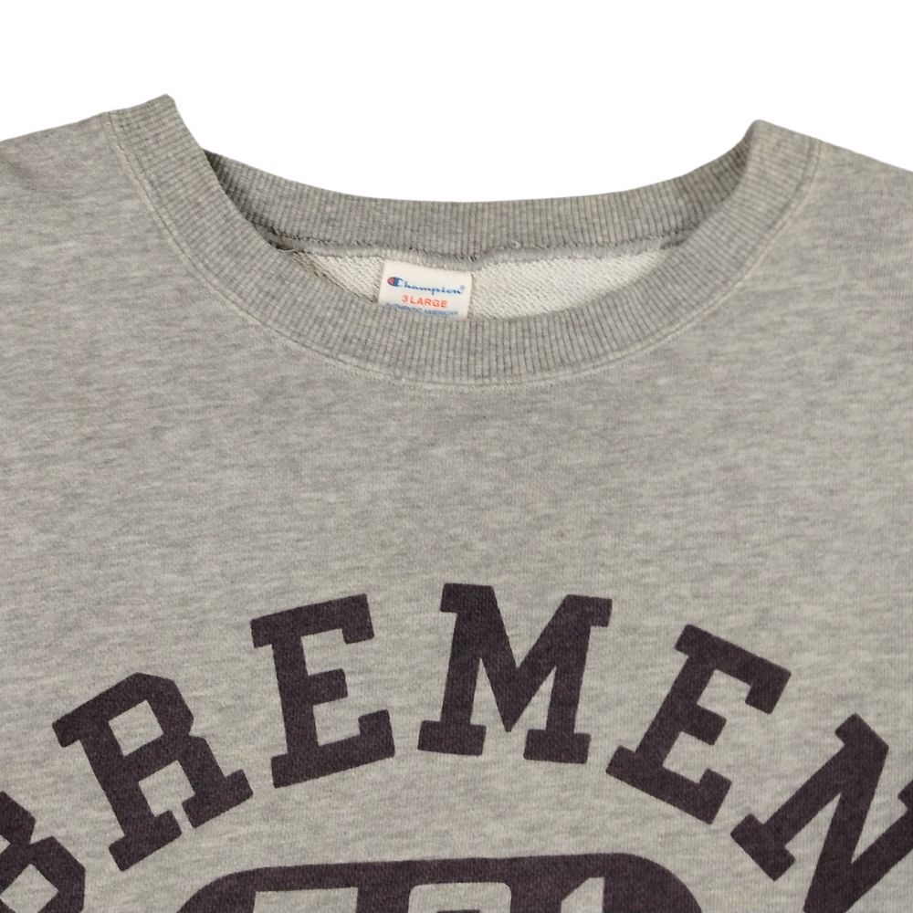 CHAMPION チャンピオン 染み込みプリント スウェット グレー サイズ