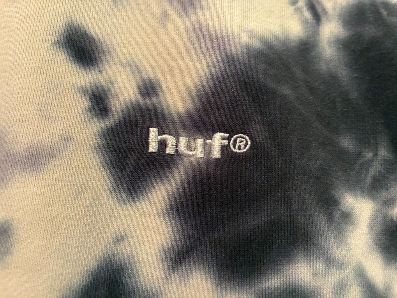 HUF TIE DYE 89 LOGO CREWNECK SWEATSHIRT NAVY Lサイズ