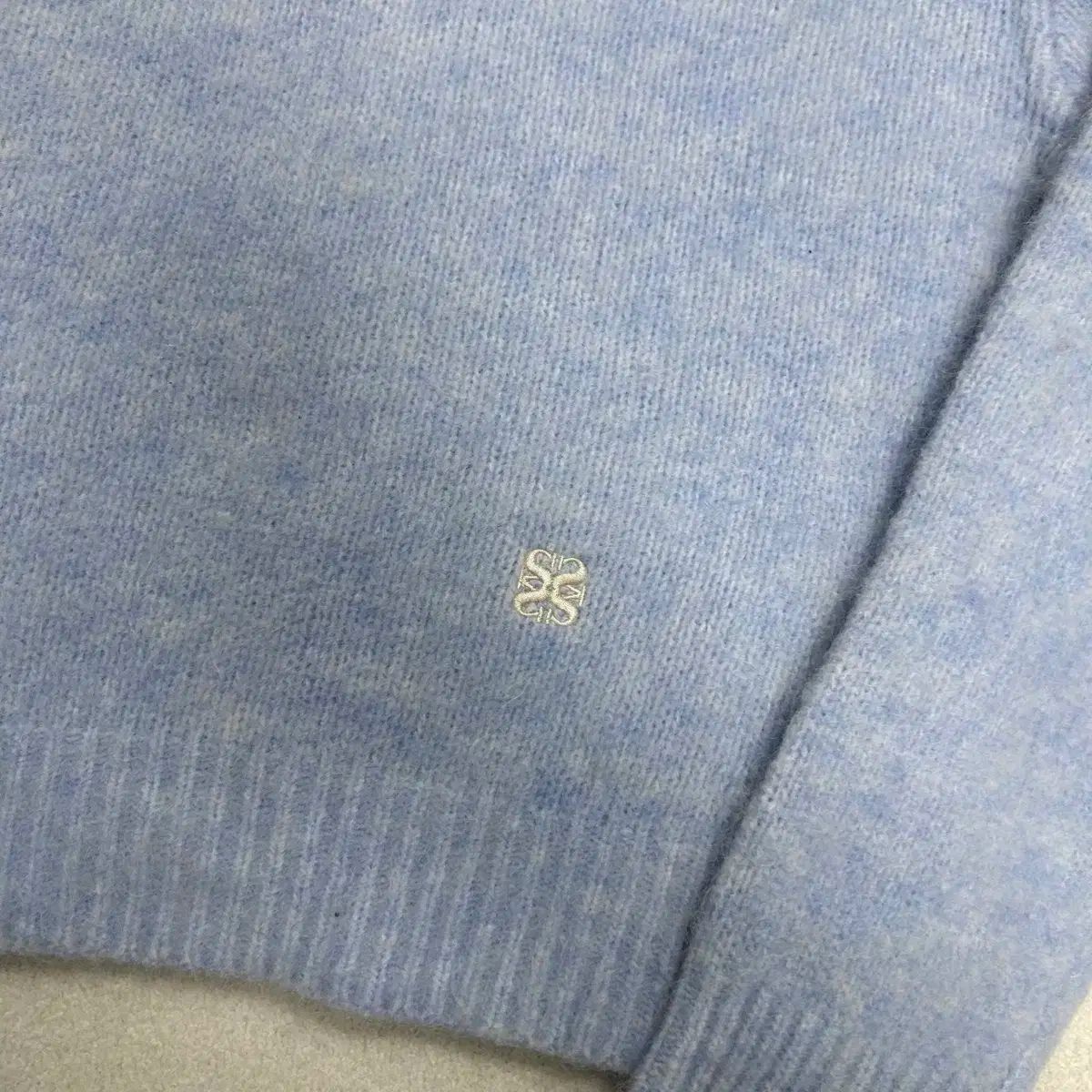 Satur ツートン モヘア ウールニット