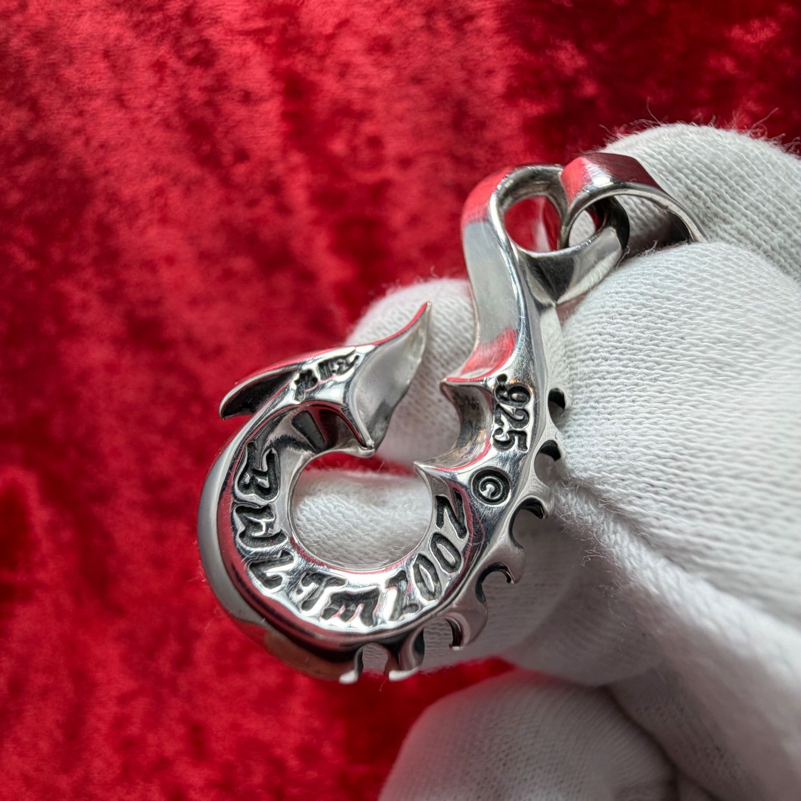 フィッシュフック ミディアムサイズ ペンダントトップ 14 9 g ビルウォールレザー Bill Wall Leather