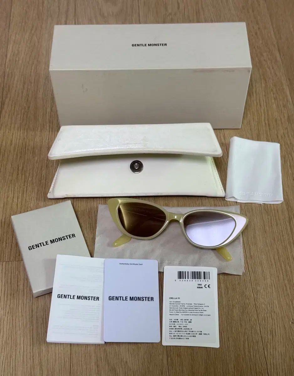 GENTLE MONSTER ジェントルモンスター クレラ Y1 サングラス イェロー