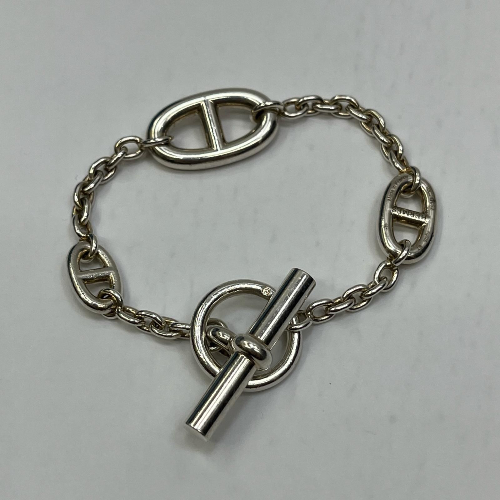 加古川店 HERMES エルメス ブレスレット シェーヌダンクル ファランドール A3353667 135