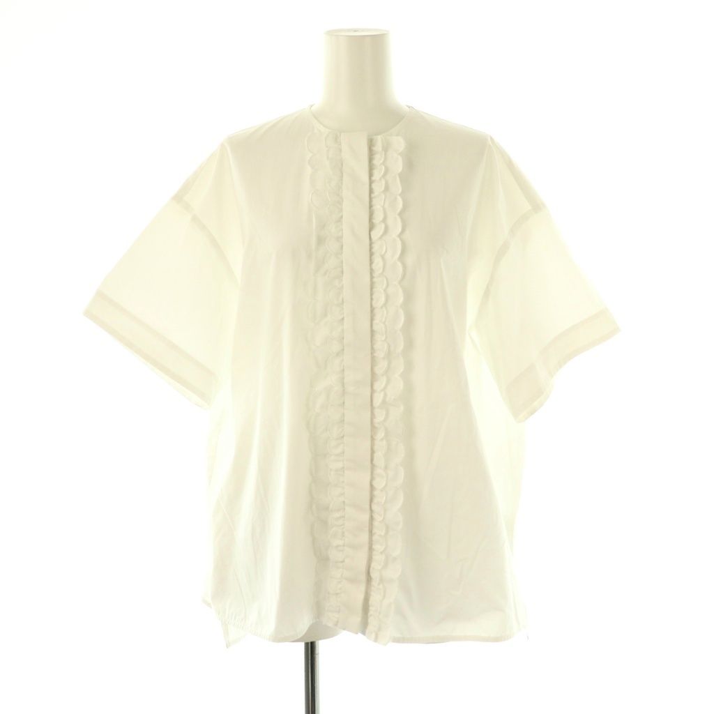 yori スカラップ刺繍サマーシャツ 2022SM yori】 スカラップ刺繍サマー